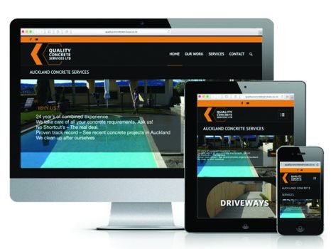 Quality Concrete Services Website