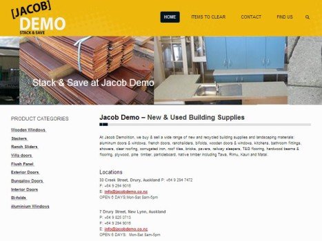 Building Materials eCommerce website