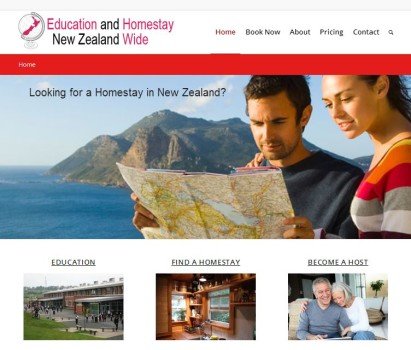 Homestay eCommerce web design